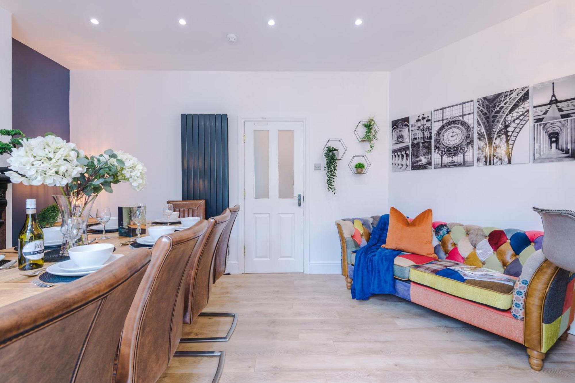 Incredible - Five Bedroom - 7 Actual Beds - 6 Bathroom House By Purestay - Central Bath With Parking Dış mekan fotoğraf